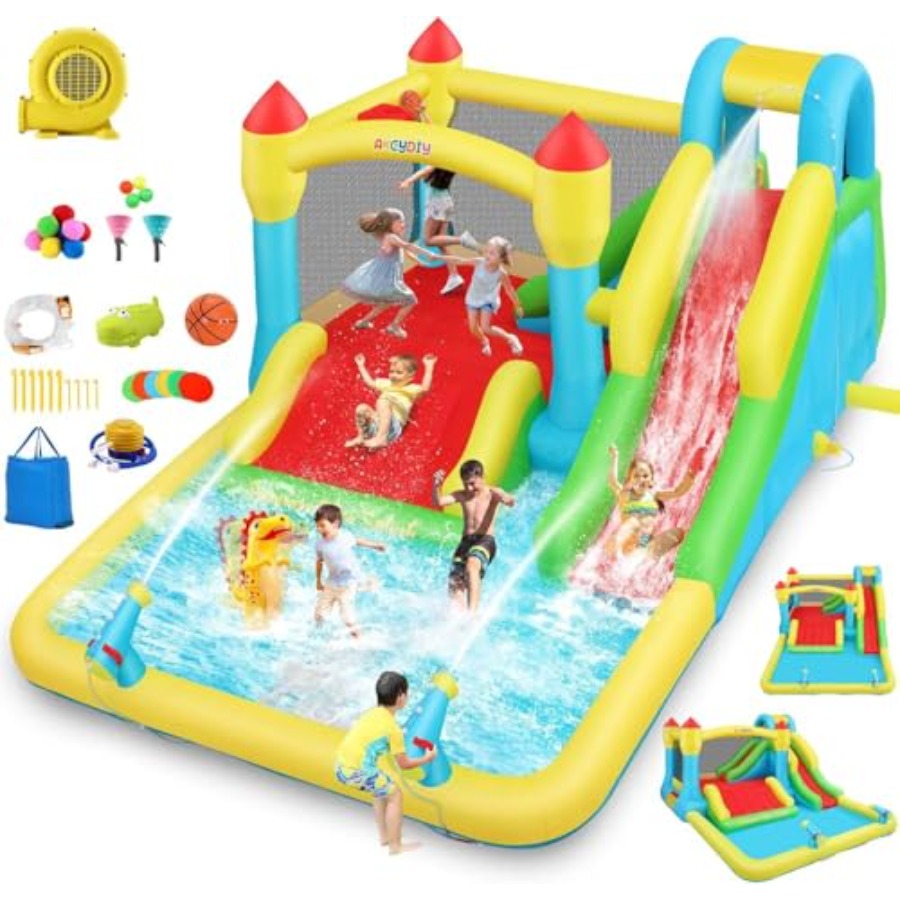 Kids Outdoor Bounce House - Надувной водный батут для детей 3-12