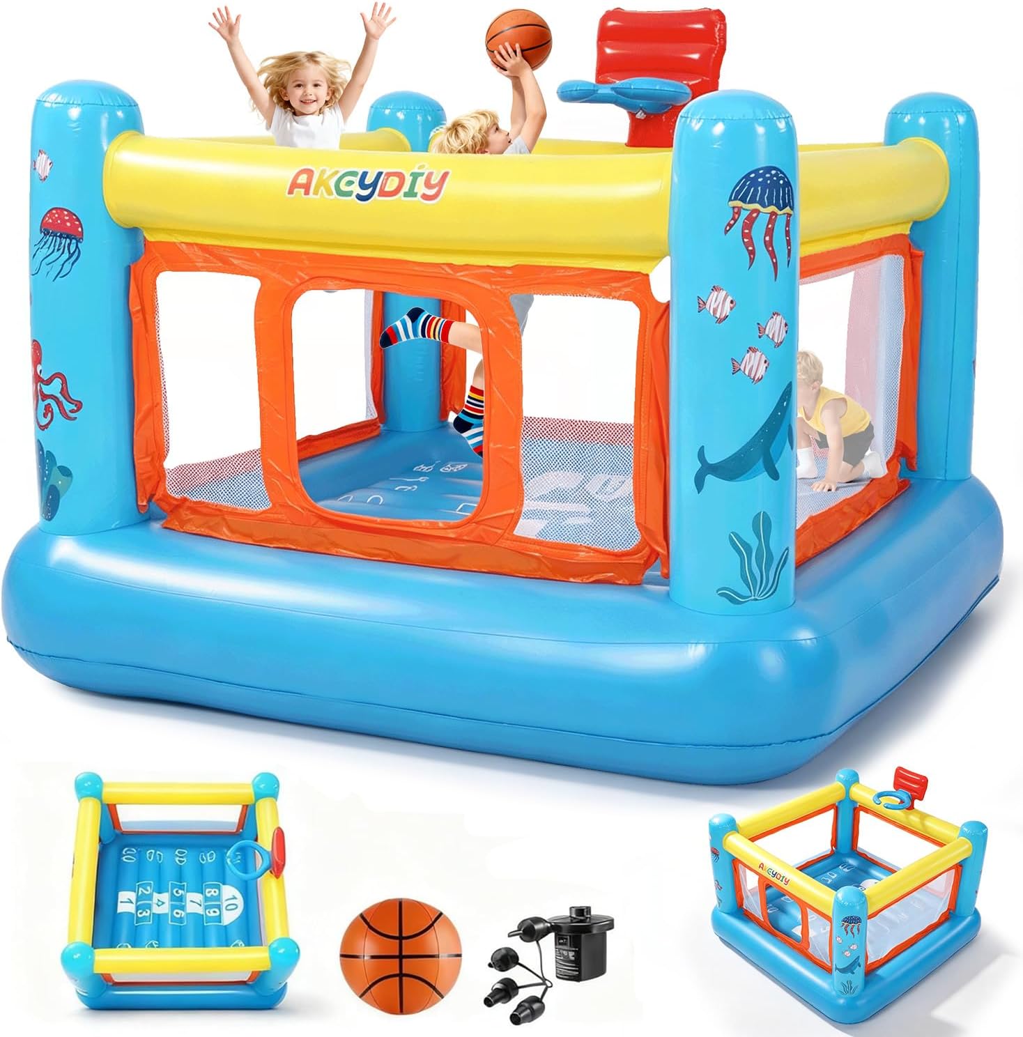 Kids Outdoor Bounce House - Надувной батут из ПВХ для детей