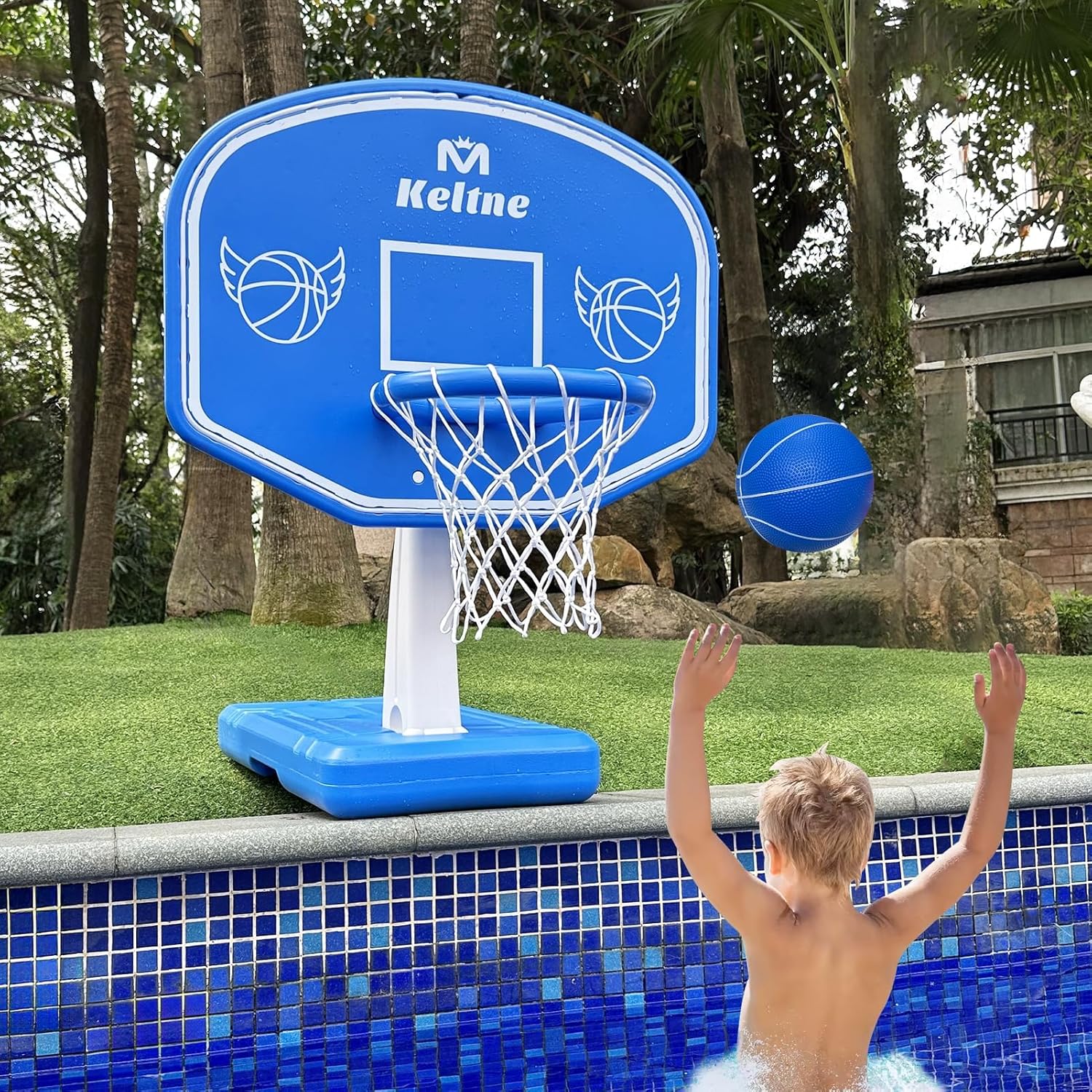 Kids Outdoor Basketball - Большой баскетбольный кольцообразный обруч для бассейна