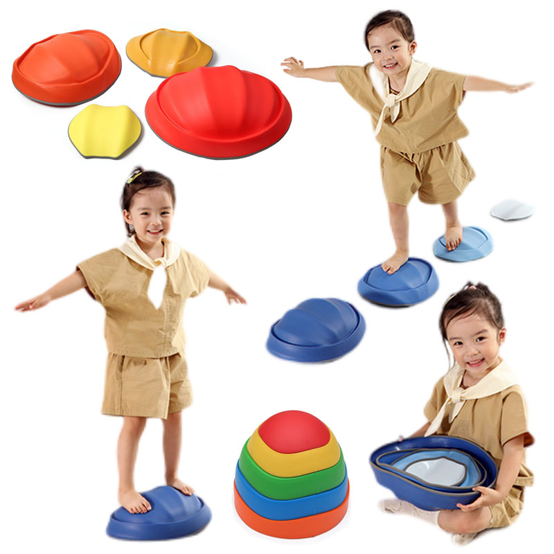 Kids Outdoor Kit - Балансирующие ступеньки, детские нескользящие текстурированные поверхности,