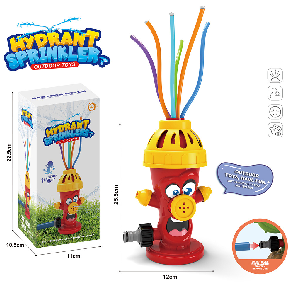 Kids Outdoor Yard Toys - Игрушка-разбрызгиватель для воды в виде гидранта,