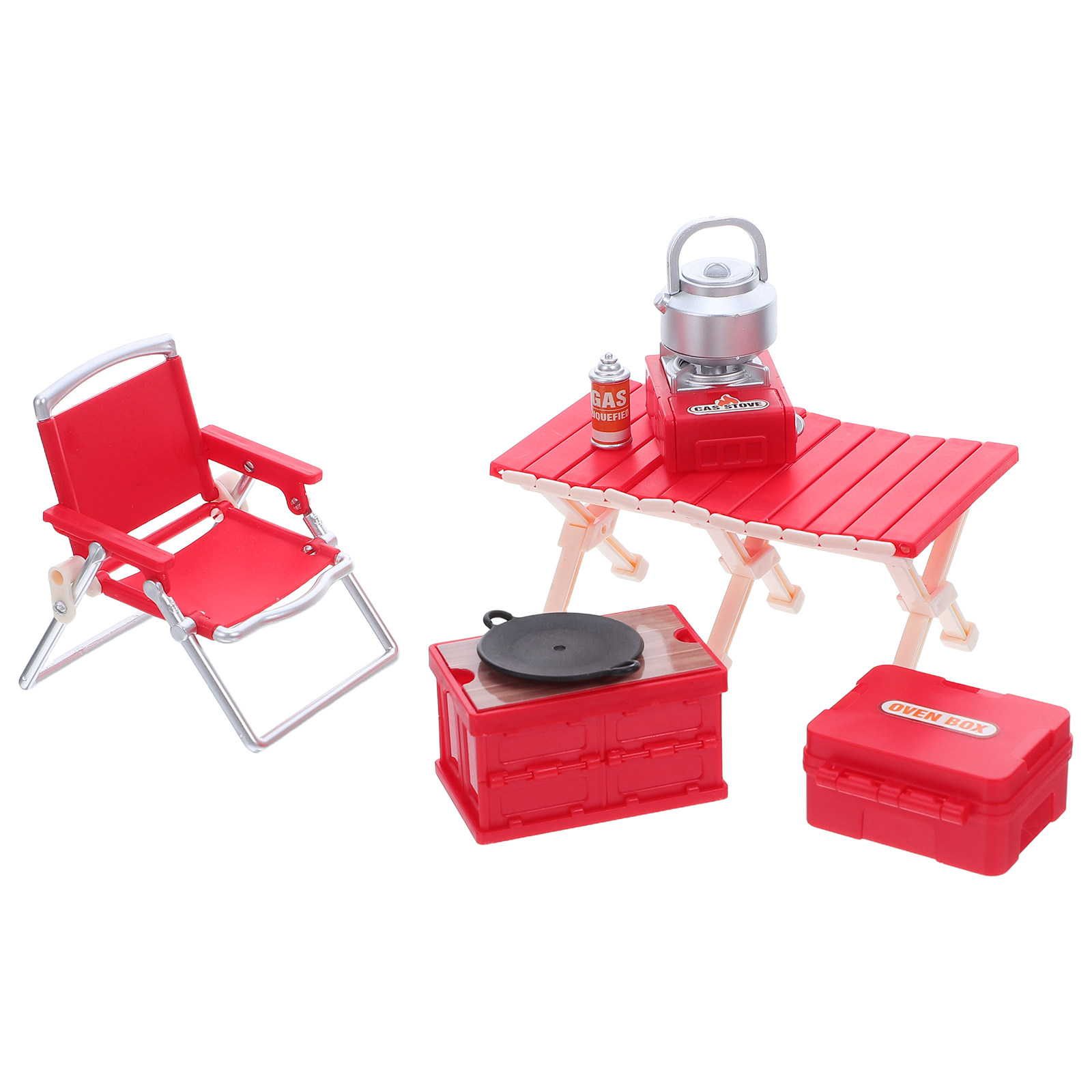 Kids Outdoor Table And Chairs - 1 комплект: миниатюрная мебель для кемпинга,