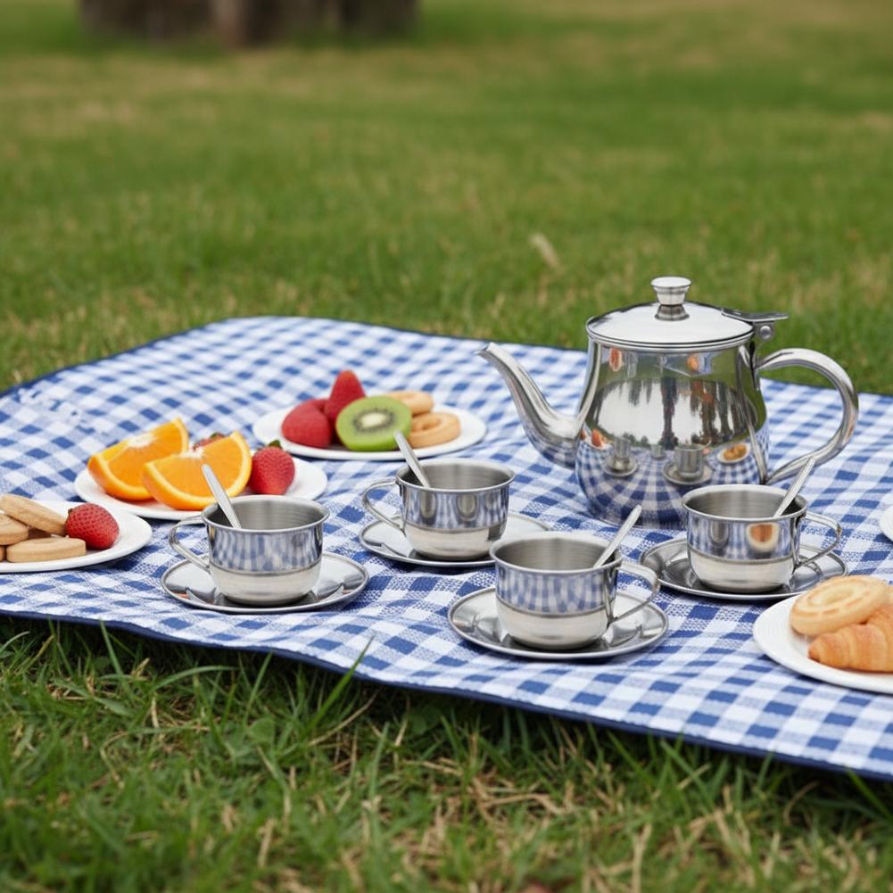 Детский чайный сервиз из нержа – обзор и цена Kids Outdoor Kitchen Diy