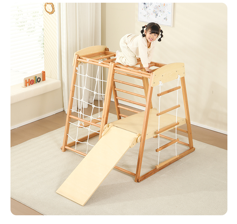 Детский уличный домашний трена – обзор и цена Kids Outdoor Wooden Climbing Frame