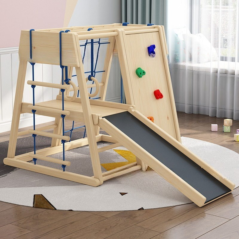 Деревянный игровой комплекс с  – обзор и цена Kids Outdoor Wooden Climbing Frame