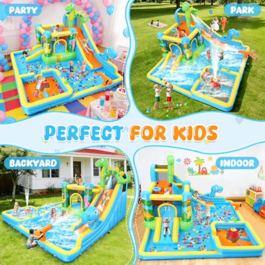 Надувная водная горка для улиц – обзор и цена Kids Outdoor Bounce House