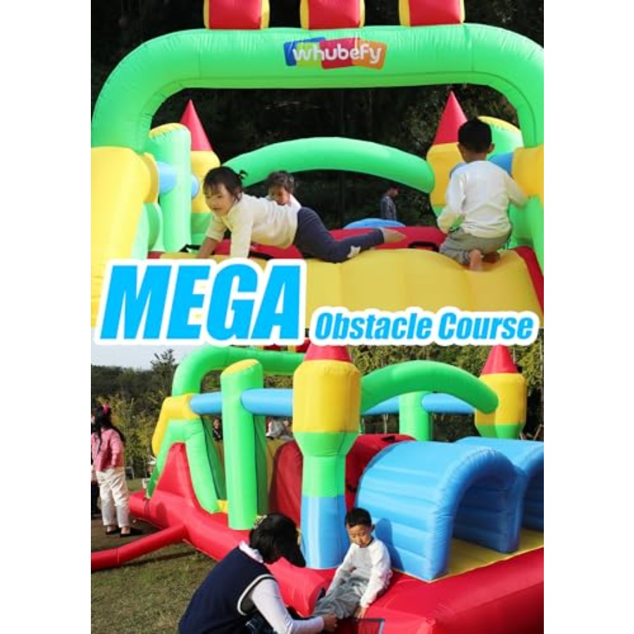 Надувной батут-полоса препятст – обзор и цена Kids Outdoor Bounce House