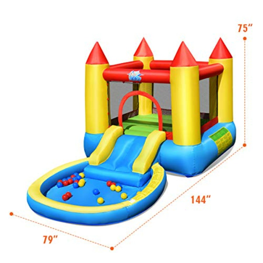 Надувной батут для детей 3-5 л – обзор и цена Kids Outdoor Bounce House