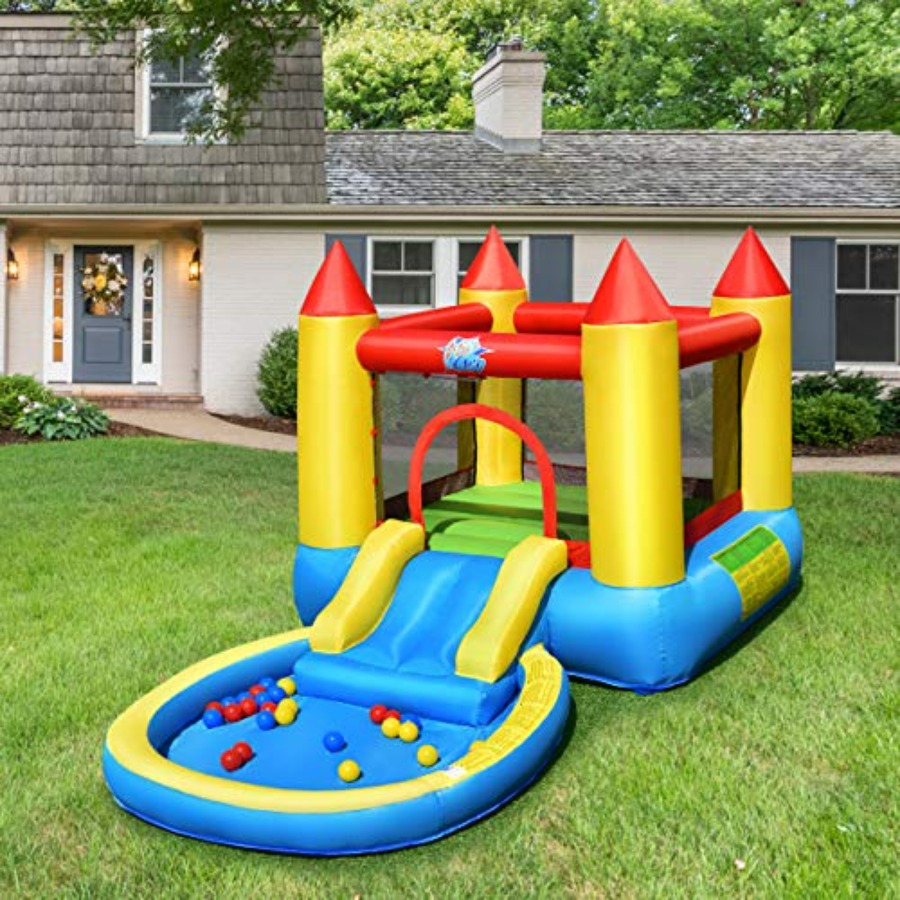 Надувной батут для детей 3-5 л – обзор и цена Kids Outdoor Bounce House