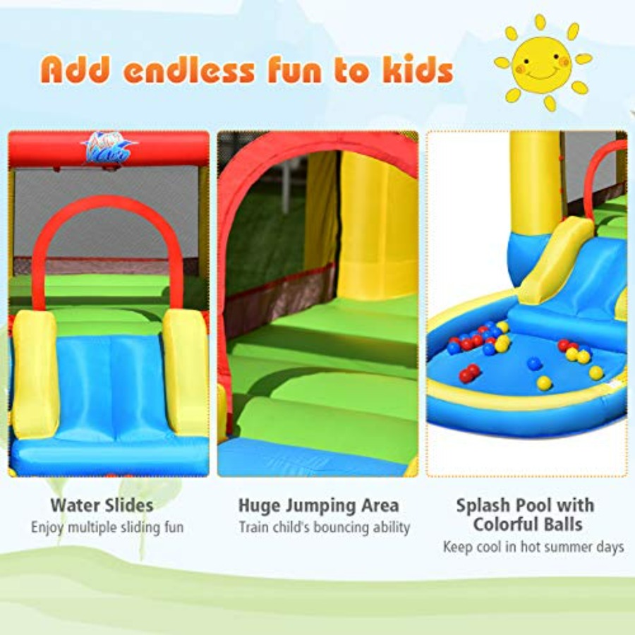 Надувной батут для детей 3-5 л – обзор и цена Kids Outdoor Bounce House