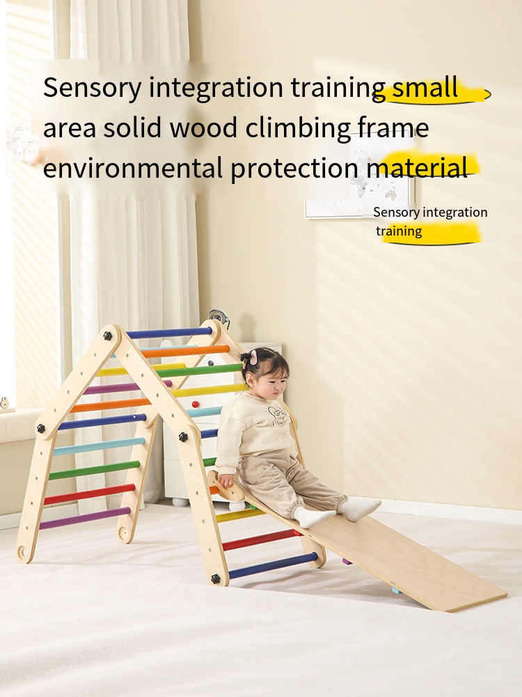 Детский деревянный треугольный – обзор и цена Kids Outdoor Wooden Climbing Frame