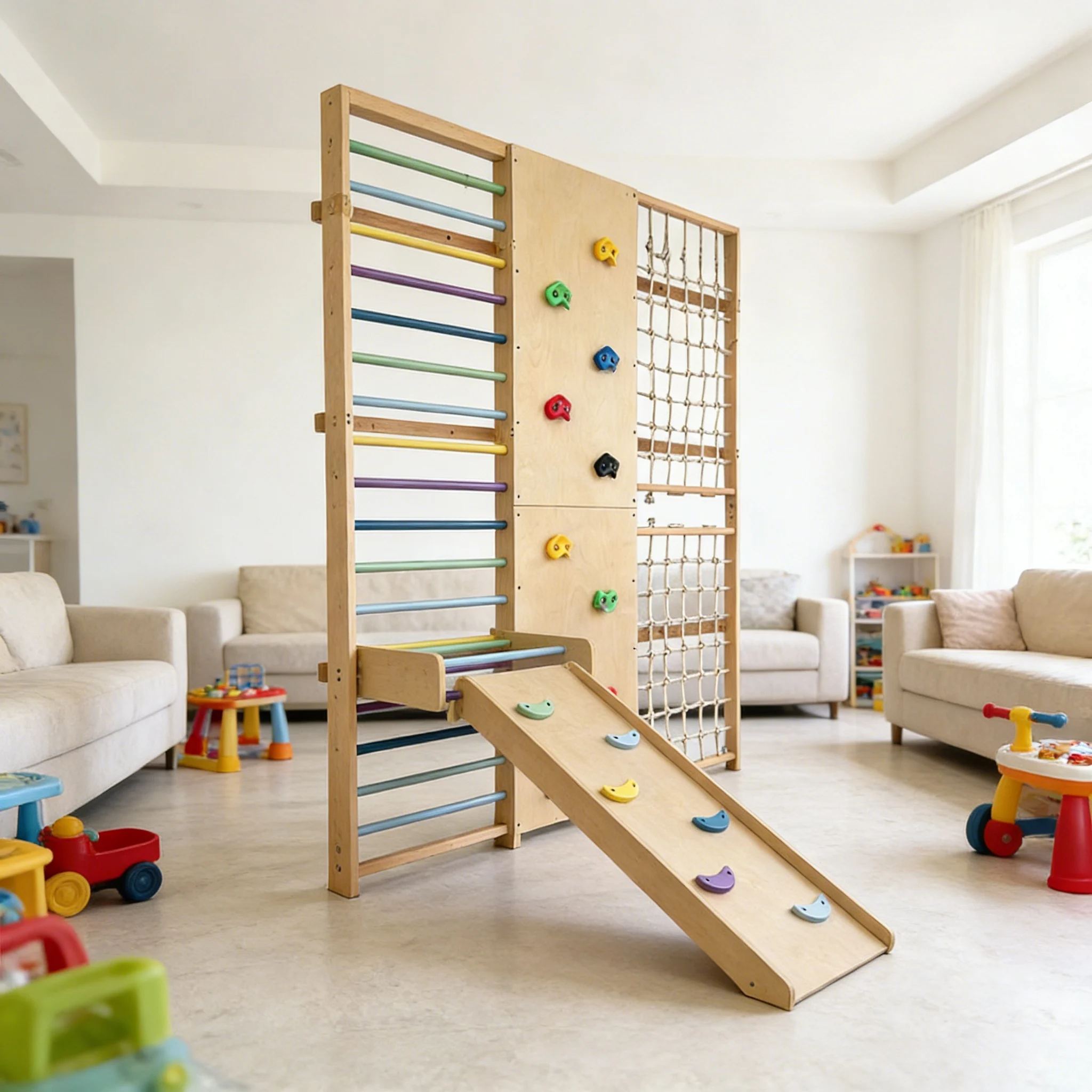 Профессиональный уличный спорт – обзор и цена Kids Outdoor Wooden Climbing Frame