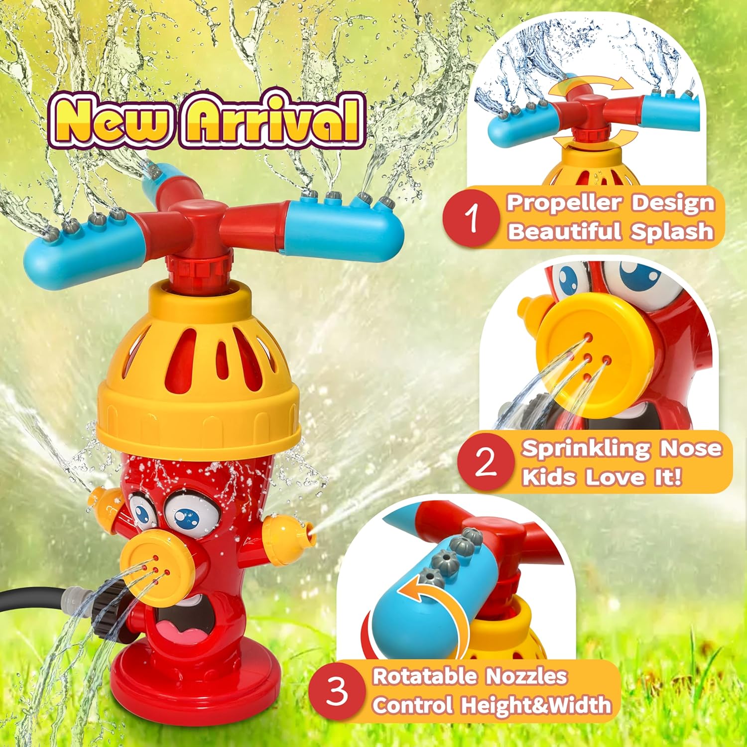 Игрушка-разбрызгиватель для во – обзор и цена Kids Outdoor Yard Toys