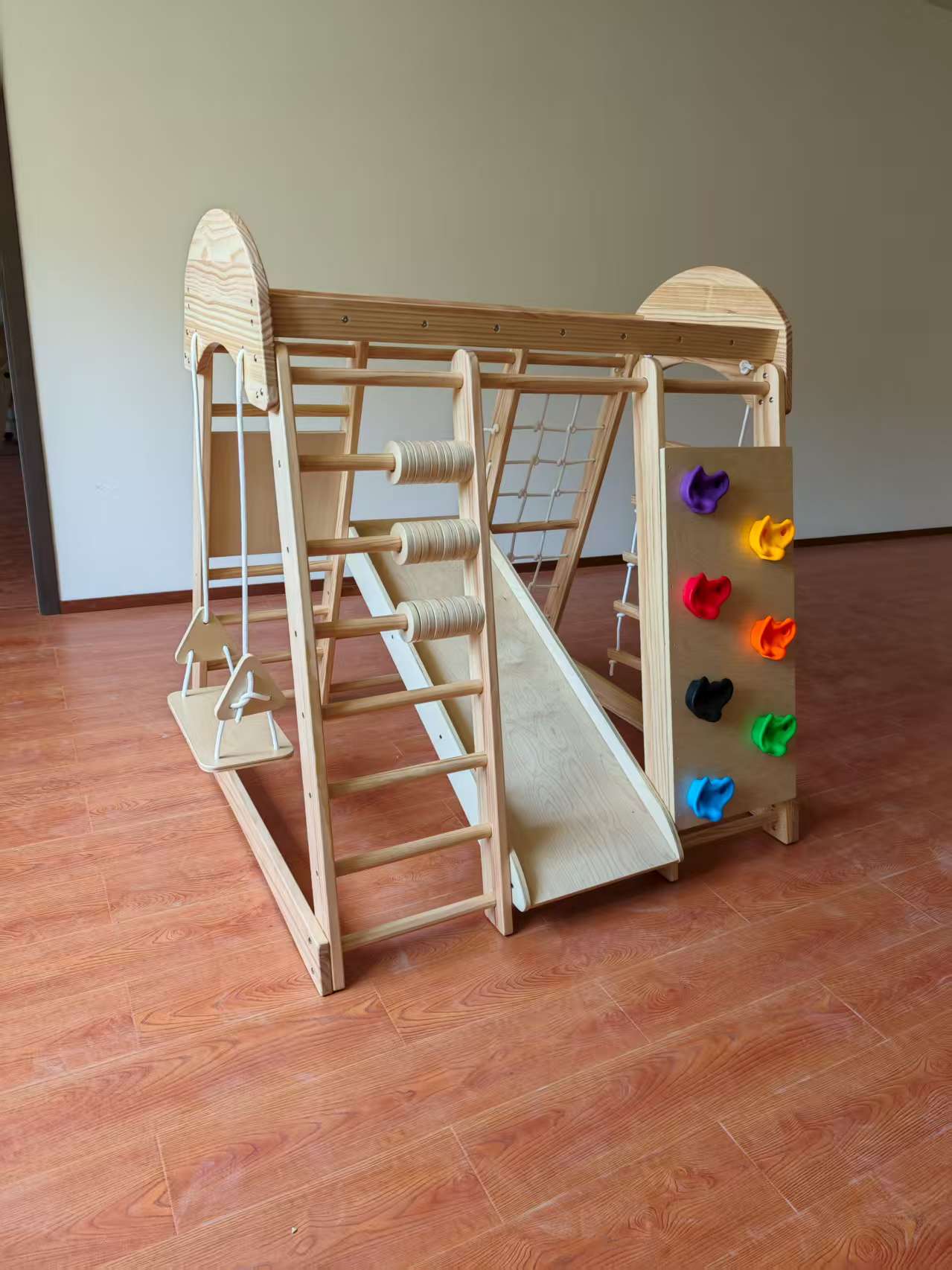 Деревянный детский игровой ком – обзор и цена Kids Outdoor Wooden Climbing Frame