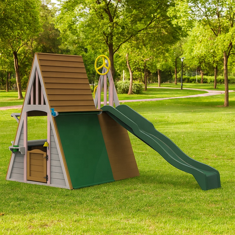 Детская уличная игровая площад – обзор и цена Kids Outdoor Wooden Climbing Frame