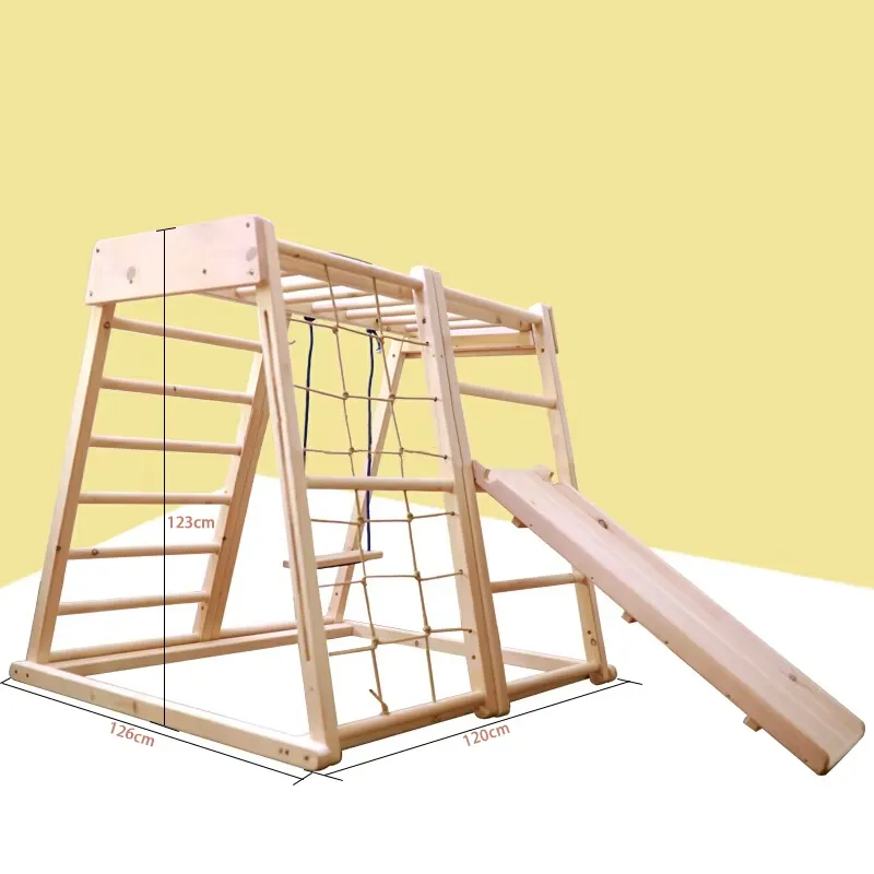 Детский деревянный игровой ком – обзор и цена Kids Outdoor Wooden Climbing Frame