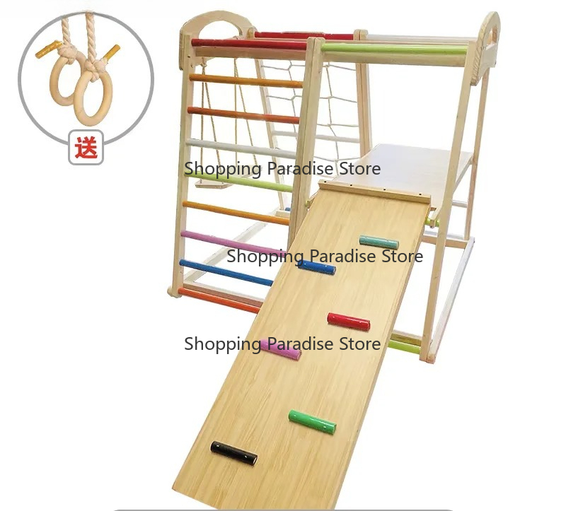 Детский деревянный игровой ком – обзор и цена Kids Outdoor Wooden Climbing Frame