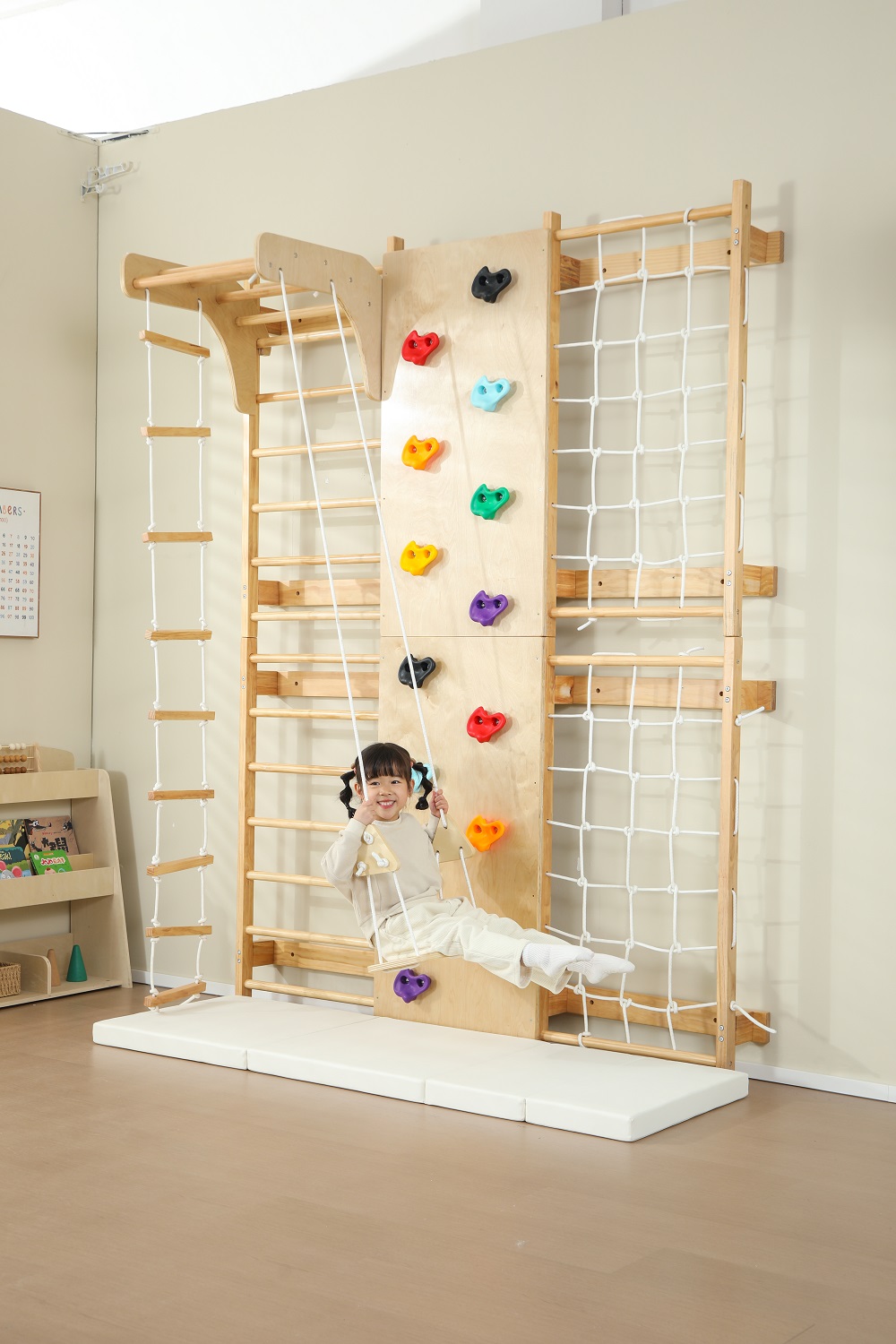 В наличии: Детская деревянная  – обзор и цена Kids Outdoor Wooden Climbing Frame