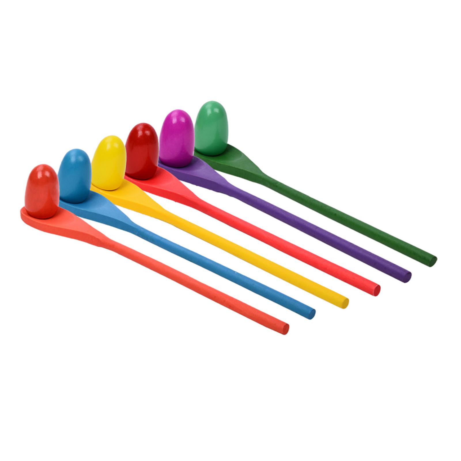 Набор из 6 ложек для игры в яй – обзор и цена Kids Outdoor Yard Toys