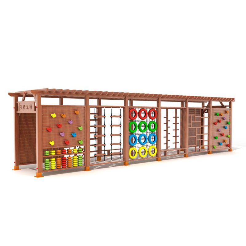 Уличный деревянный игровой ком – обзор и цена Kids Outdoor Wooden Climbing Frame