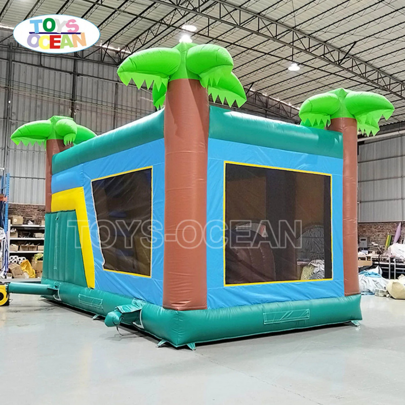 Надувной батут с горкой для де – обзор и цена Kids Outdoor Bounce House
