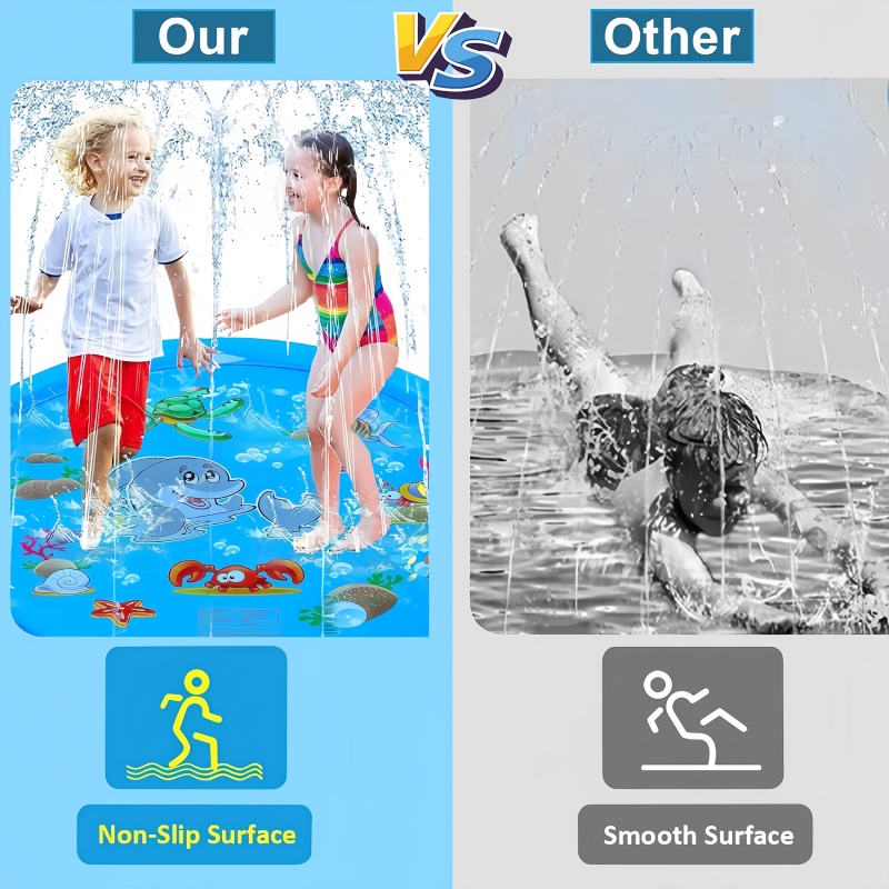 Надувной водный коврик-разбрыз – обзор и цена Kids Outdoor Mat