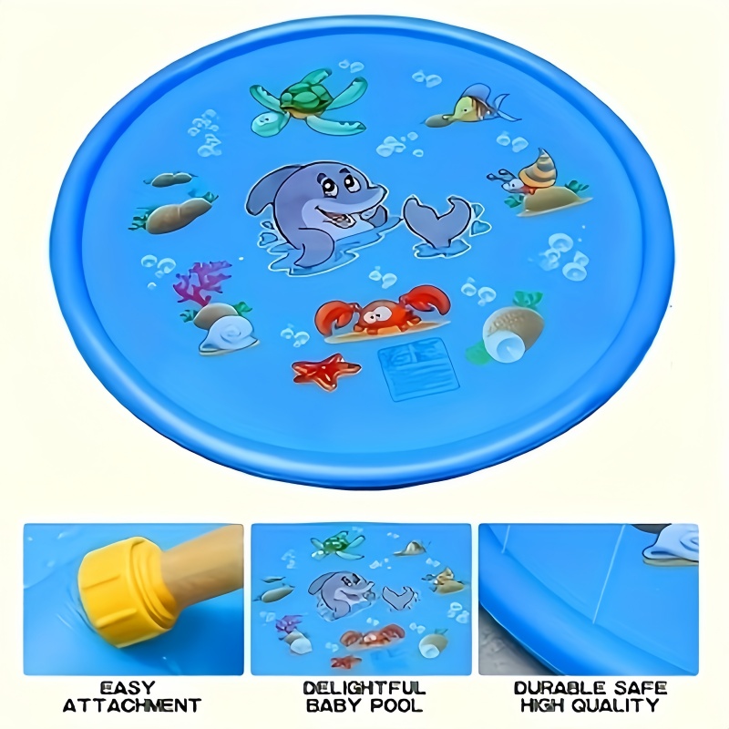 Надувной водный коврик-разбрыз – обзор и цена Kids Outdoor Mat